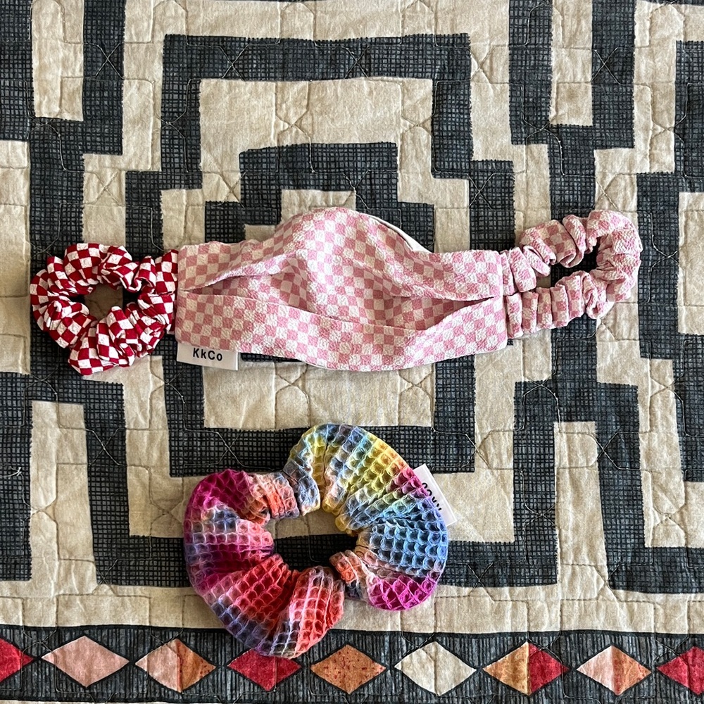 KKCo mask and watch scrunchie bundle